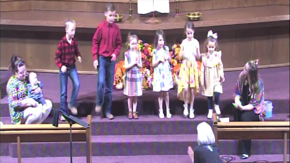 FUMC Quanah Kids Sing on Sunday Morning